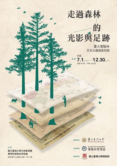07866_2走過森林的光影與足跡：臺大實驗林百年永續檔案特展-1